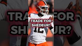 Should The Atlanta Falcons Trade For Browns QB Shedeur Sanders? #nfl #falcons #shorts