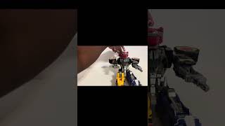 ⚡️ Legacy Dino Megazord transformation #powerrangersmightymorphin #mightymorphinpowerranger