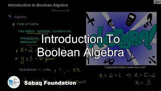 Introduction to Boolean Algebra