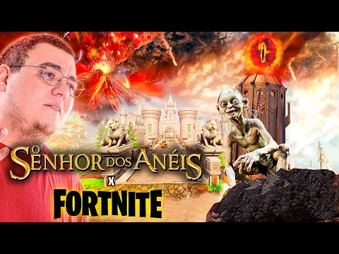 SERA QUE VEM PARCERIA O SENHOR DOS ANEIS X FORTNITE POR AI ? SKIN GOLLUM ARAGORN LEGOLAS SAURON