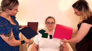 Real Person ASMR Colour Analysis - Gentle Relaxation