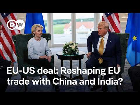 YouTube video thumbnail: Analyst: EU-US Trade Deal 'Replaces' EU Autonomy With 'Vulnerability and an Over-Reliance on the US’