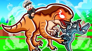 Eating EVERY DINOSAUR as D-REX in ROBLOX