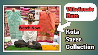 🛍️ Kota Cotton Doria Saree Haul ✨ | 30–40% OFF 💸 – Wholesale Rates 🧵 #manufacturer #kotasaree