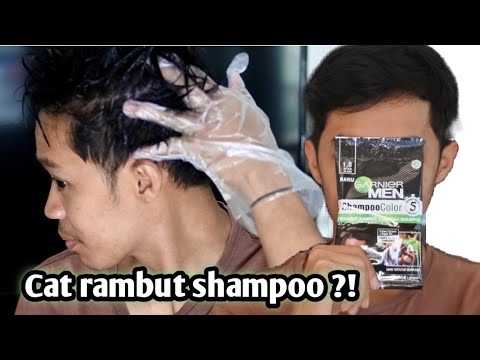 Tutorial Cara Pakai Garnier Men Shampoo Color | Gampang dipake sendiri !