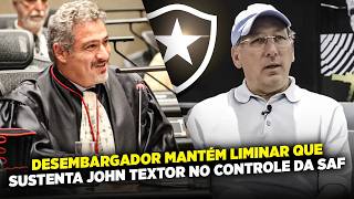 ⚠️PODER EM DISPUTA!!! JUSTIÇA MANTÉM TEXTOR MAS IMPEDE MANOBRAS NA SAF