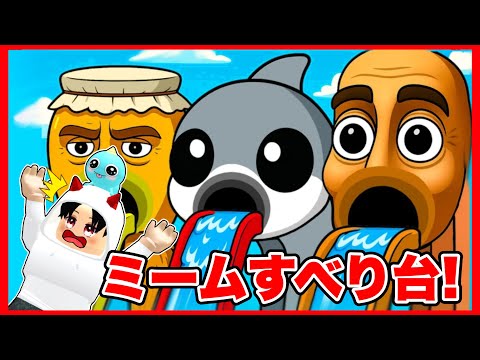 ブレインロットのすべり台パーク全部すべったらヤバすぎたロブロックス・・‼️【 ROBLOX / ロブロックス 】【 Brainrot / トゥントゥントゥンサフール 】