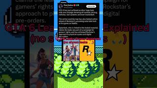 GTA 6 Leaks Drama Explained | (no footage!) #gamingnews