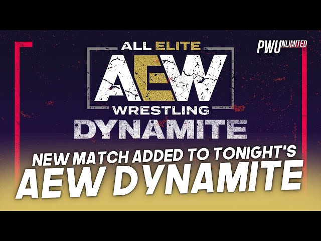 New Match Announced For Tonight's AEW Dynamite