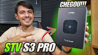 LANÇAMENTO STV S3 PRO CHEGOU PRA FICAR?UNBOXING E ANÁLISE 
