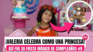 ✨La espectacular fiesta que Vanesa y Carlos le hicieron a Valeria por sus 9 años 🎂🌺 #viral #noticias