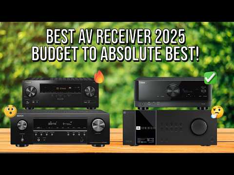 Best AV Receivers 2025: Top 10 Best AV Receivers: Denon, Sony, Yamaha, Marantz, Onkyo, & More!