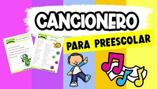 CANCIONERO #musica #cancionesinfantiles #cancionesparaniños #preescolar #educadora #maestrainfantil