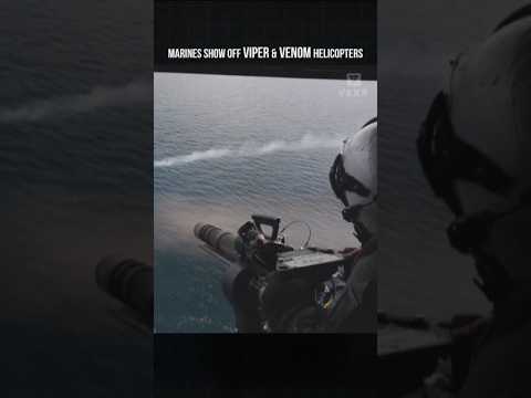 Marines Show Off Viper and Venom Helicopters