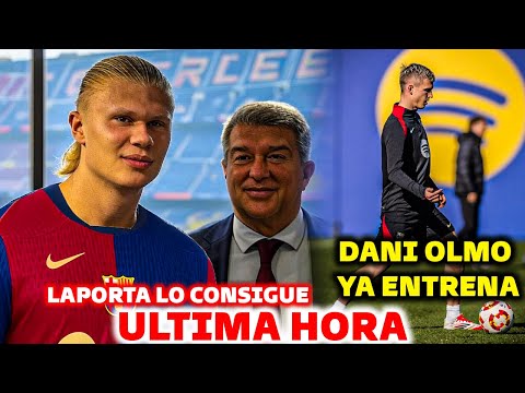 🚨LAPORTA LO LOGRA, FICHAJE BOMBA 2025 - DANI OLMO YA ENTRENA - EL BARÇA RECIBE 14 MILLONES POR NICO