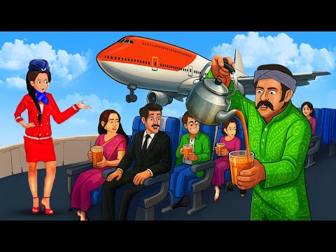 हवाई जहाज में चाय बेचने वाला | Hindi Kahani | Stories in Hindi | Hindi Kahaniya | Saas Ki Kahani