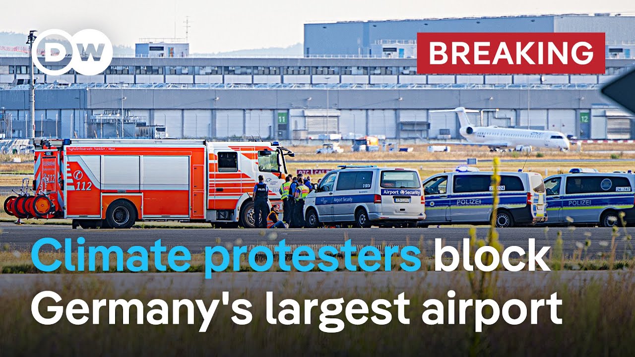 Flights suspended at Germany’s largest airport due to climate protests | DW News