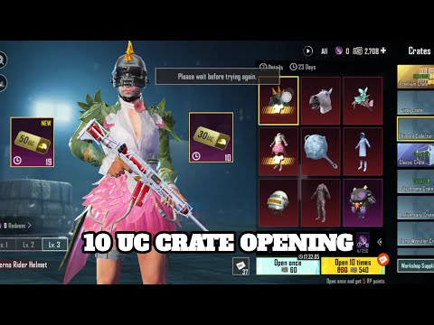 😱 JONATHAN ELF SET & INFERNO HELMET CRATE OPENING | 10 UC CRATE OPENING IN BGMI/PUBG MOBILE