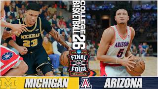 Final Four | Michigan vs Arizona March Madness | PS5 Simulation