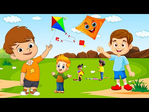 मेरी पतंग  Meri Patang   Hindi Kids Song   Nursery Rhyme For Kids   Riya Rhymes   #riya rhymes