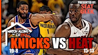 NEW YORK KNICKS VS MIAMI HEAT LIVE PLAY BY PLAY! | WATCH ALONG W/ CK2K
