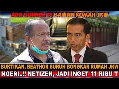 NGERI,.! BEATHOR SURYADI SURUH CEK BANKER DI RUMAH JOKOWI,.! KITA BONGKAR RUMAH ITU,.!