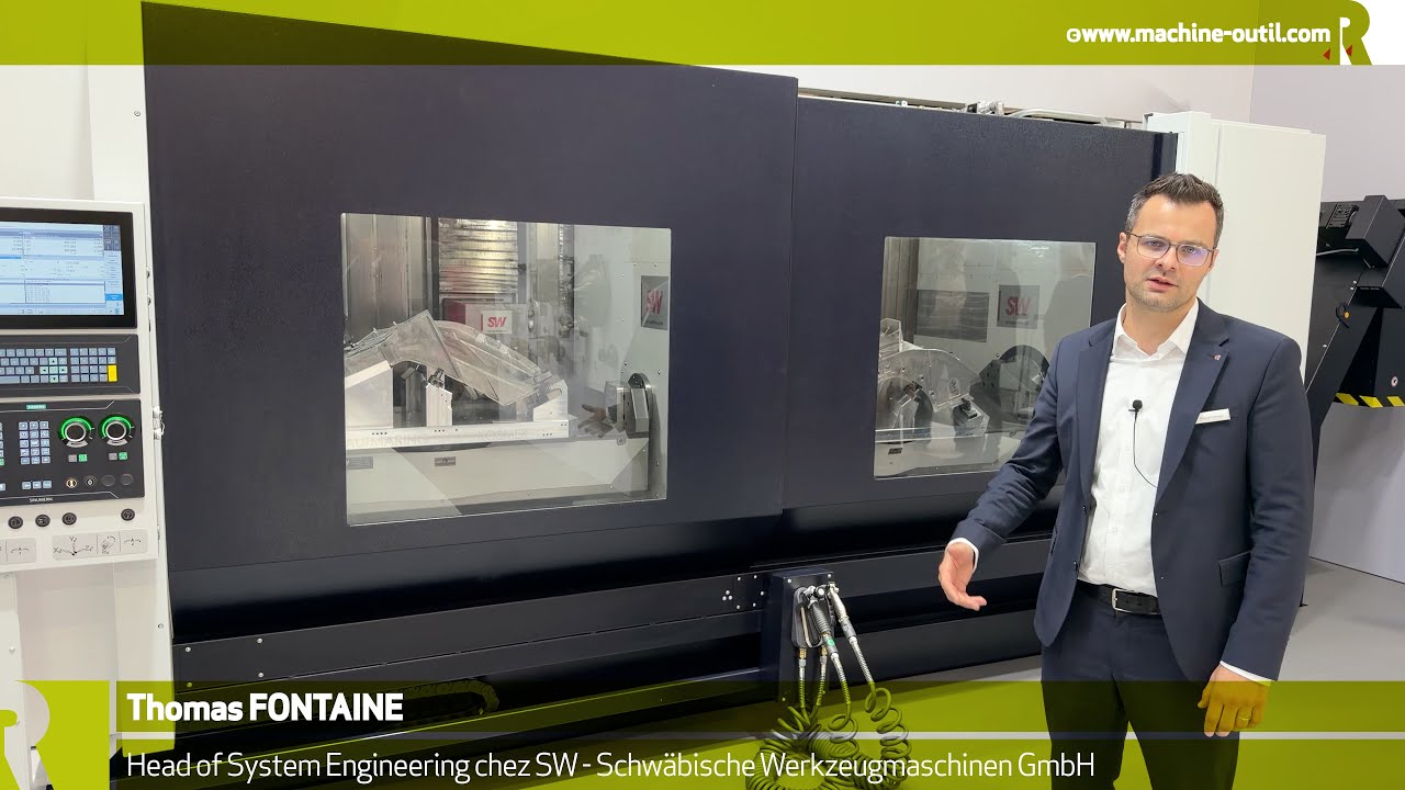 Centre d'usinage 5 axes pour pièces en alu issues de moulage sous pression