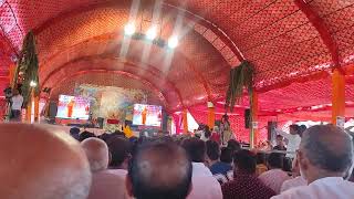 विष्णु चैतन्य जी महाराज कि कथा मै डांस