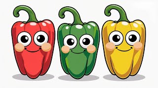🍎🍅 Veggie & Fruit Friends! Learn 5 Yummy Names! 🥦🍌
