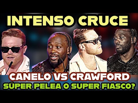 Canelo y Crawford INTENSO CRUCE en lo que SERÁ UNA PAYASADA De Pelea