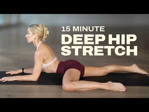 15 Min Deep Hip Opening Stretch and Mobility Flow Release Tight Hips & Improve Flexibility