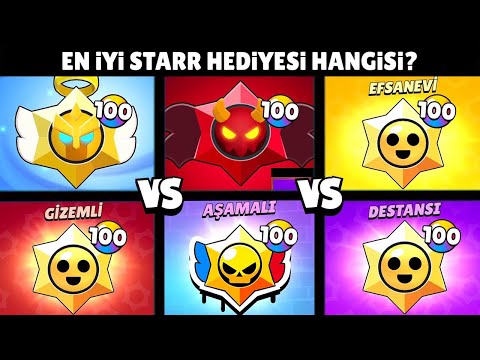 TÜM STARR HEDİYELERİ vs MELEK ve ŞEYTAN STARR HEDİYESİ🔥 EN İYİ HANGİSİ ?!? - Brawl Stars