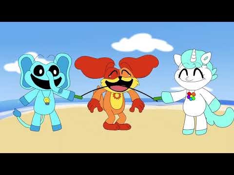 SMILING CRITTERS ANIMATION🌈 "Catnap's Day Off Beach"