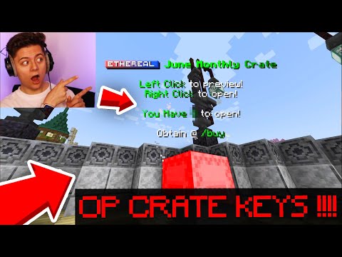 OP MONTHLY CRATE KEYS OPENING!!! (BEDROCK/JAVA) | RiverNetwork Minecraft SMP #4