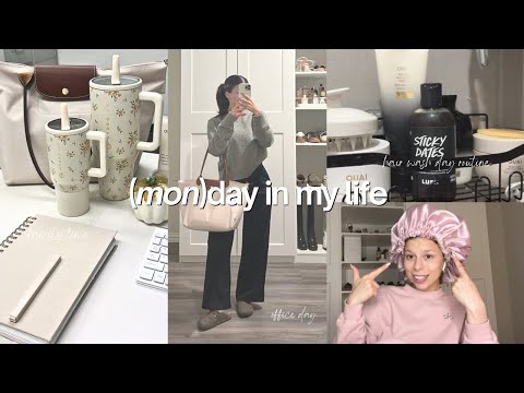 Day in my life vlog | office day, hair wash day, night routine, haul + family time 🤍