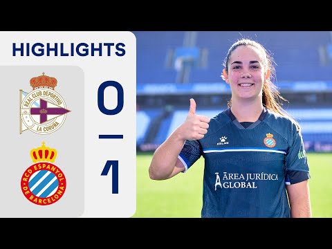 DEPORTIVO ABANCA 0 - 1 RCD ESPANYOL | RESUMEN LIGA F