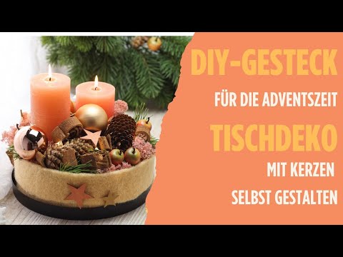 DIY Weihnachtsgesteck: Gestalte deine Weihnachtsdeko selbst!