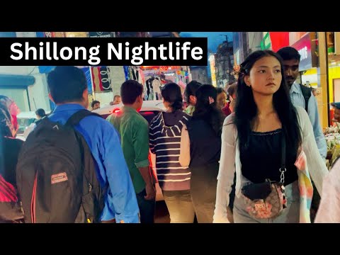 Gauhati to  Shillong by Car I Nightlife at Paltan Bazar Shillong  , Ward's Lake Meghalaya