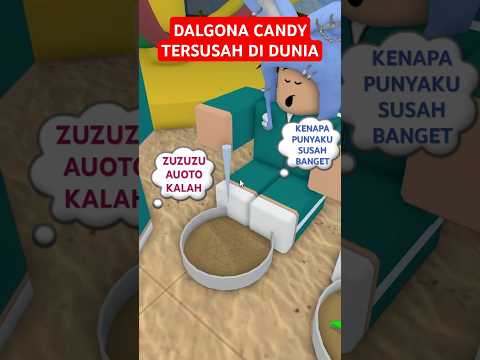 Mipan & Zuzuzu Main Dalgona Candy Melawan 300 NPC! Zuzuzu Noob Auto Meninggoy