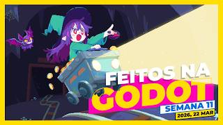TOP 6 JOGOS FANTÁSTICOS Feitos na GODOT PARA TE INSPIRAR - ANO 03 | Semana 11