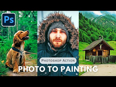 Just One Click: Vector Oil Paintings with This Photoshop Action!