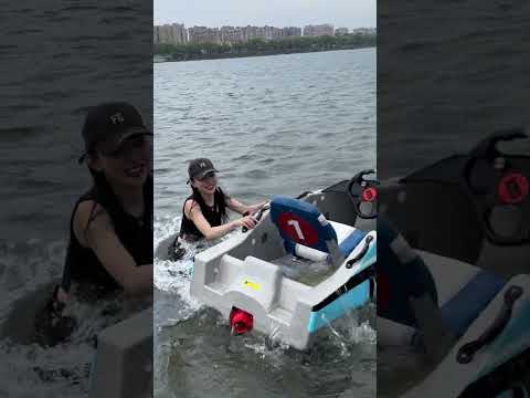 RUSH WAVE BOAT,The waves are coming out#rushwave #Surfing #kartboat #rushwaveboat