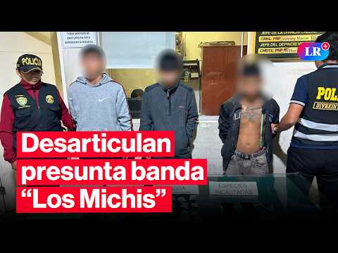 🔴Cae banda denominada “Los Michis” tras ataques a negocios en Lima Norte | #EnVivoLR