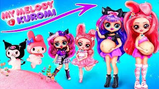 My Melody & Kuromi Become a Mommy! DIYs for LOL OMG