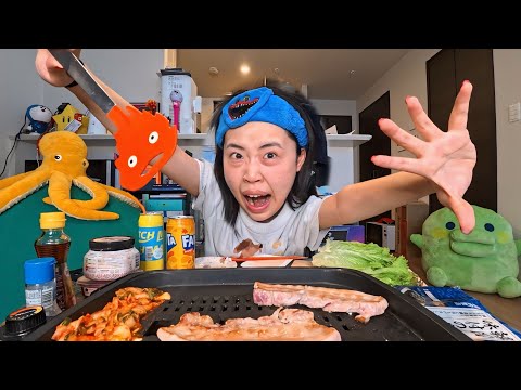 【祝】90万人突破1人サムギョプサルパーティー‼️㊗️✨