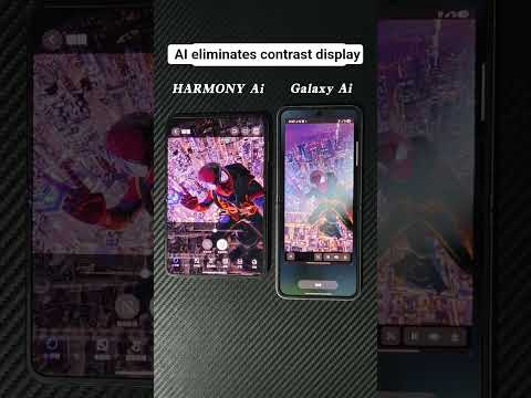Mobile phone AI eliminates contrast display