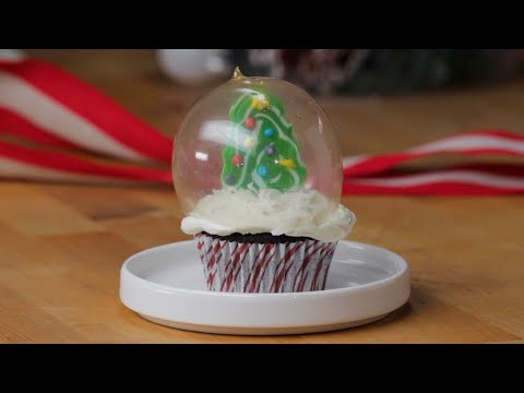 How To Make Snow Globe Cupcakes ? Tasty