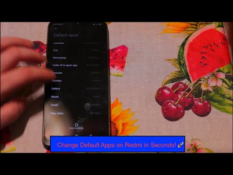 Redmi  How to Change Default Apps Easily