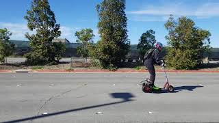 Dangerous D First Time Riding A GoPed