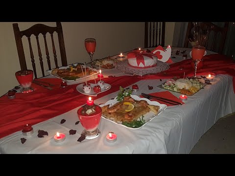 ❤اجيو تشوفو كيفاش وجدت مفاجأة لزوجي مائدة عشاء رومنسية راقية❤